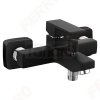 FERRO - bateria wannowa ZICCO BLACK ścienna CZARNA  BZI1BL